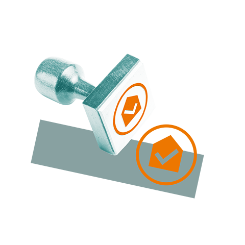 illustration of approval stamp